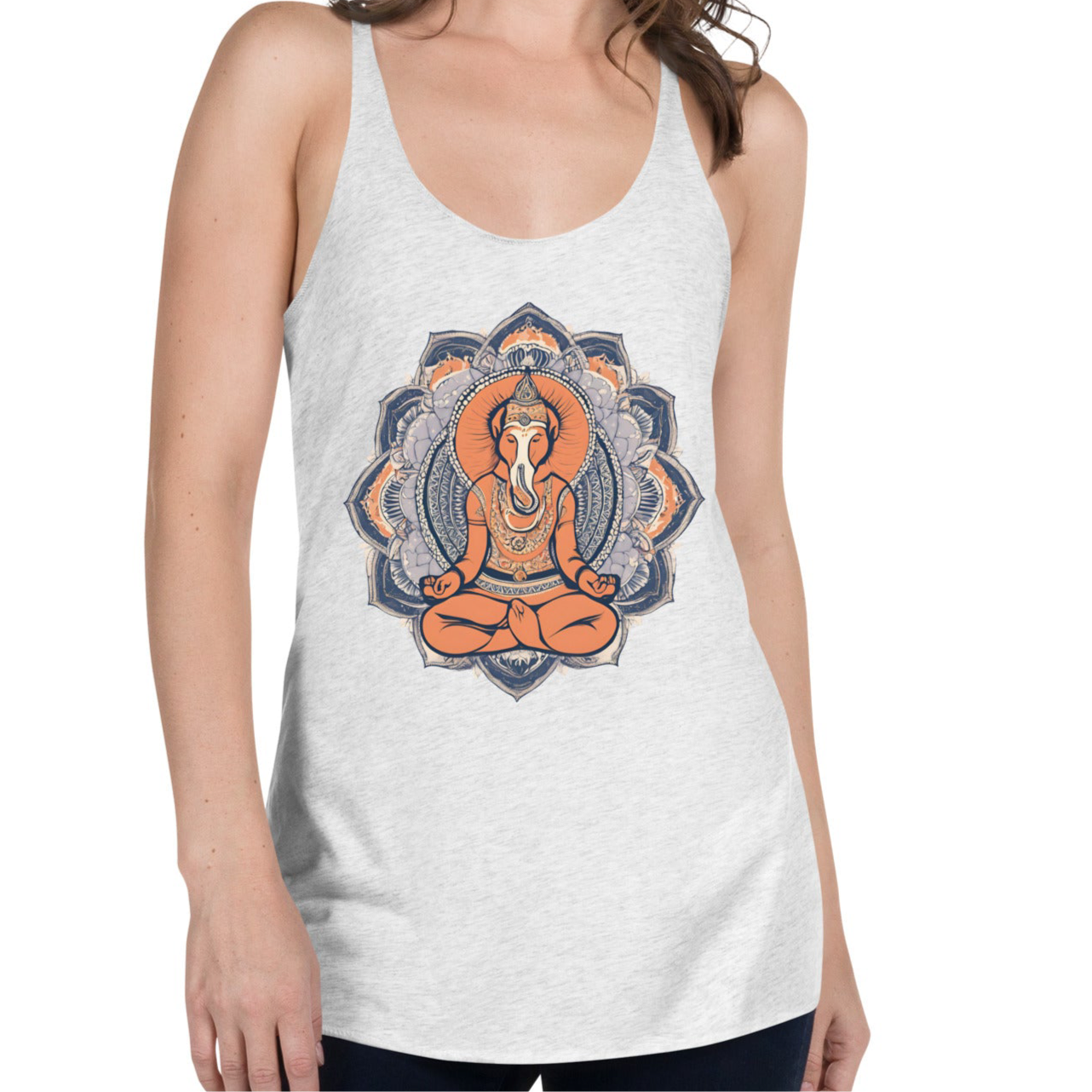 Ganesh Glow Women's Racerback Tank