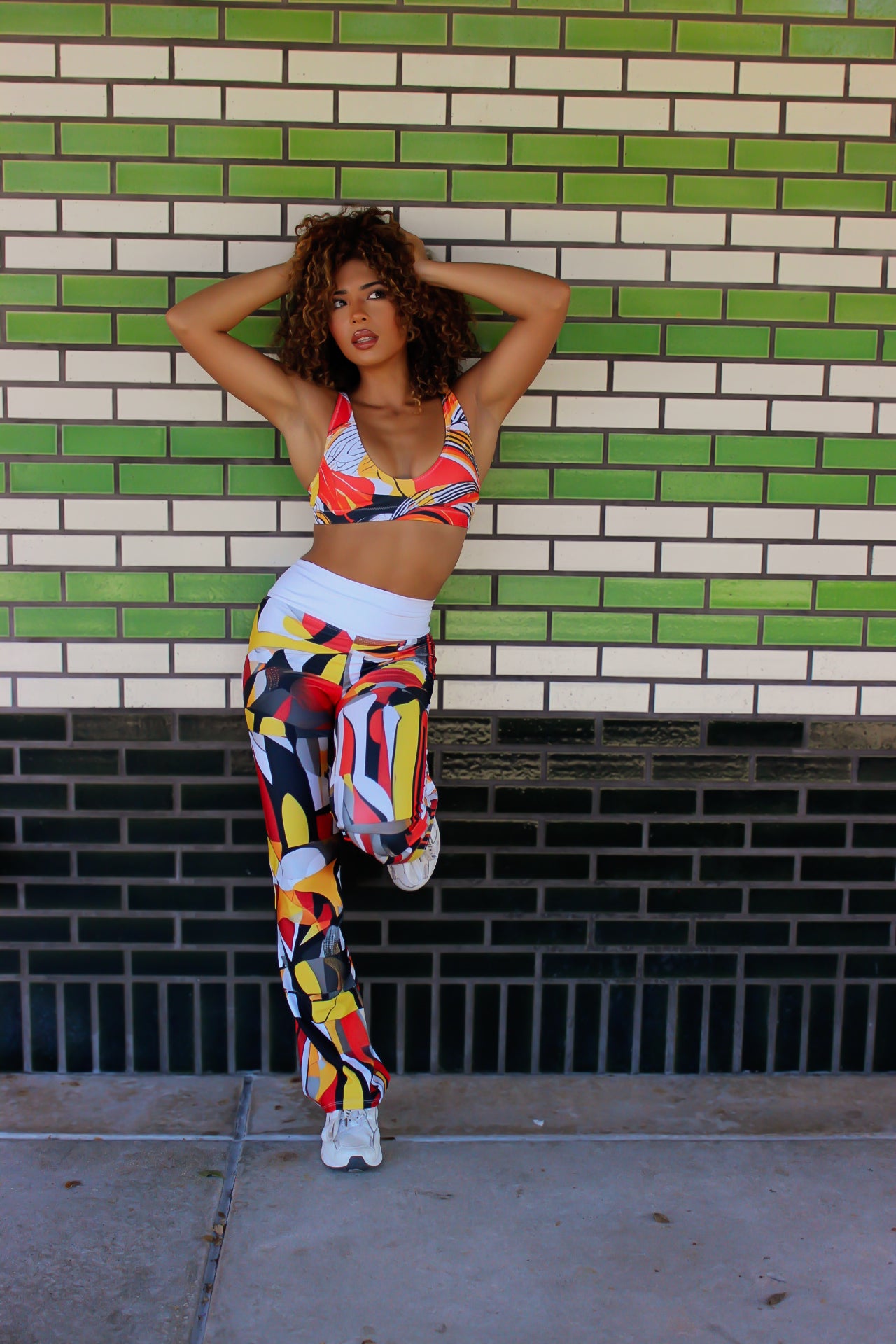 Funky Eco-Friendly Yoga Pants-Dusk Drifter Collection