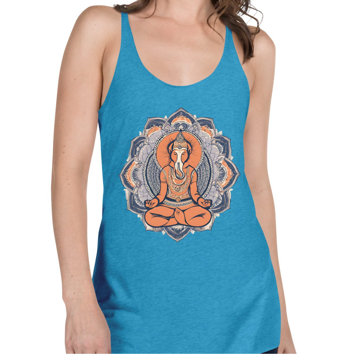 Ganesh Glow Women's Racerback Tank