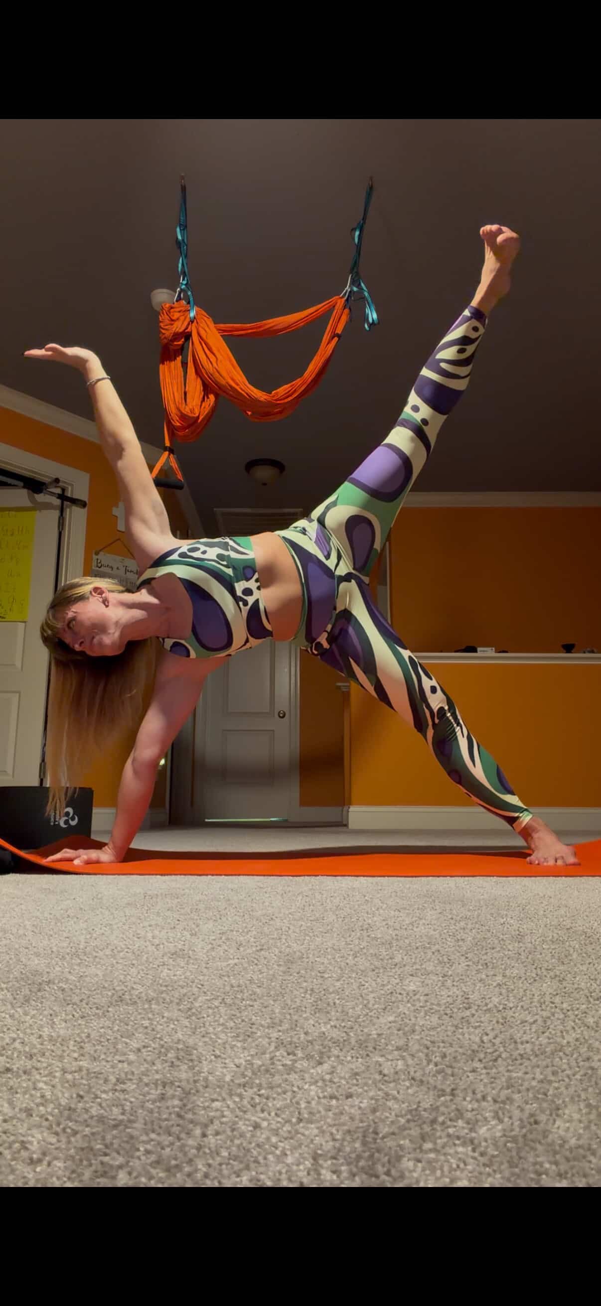Unique Purple Paisley Sports Bra