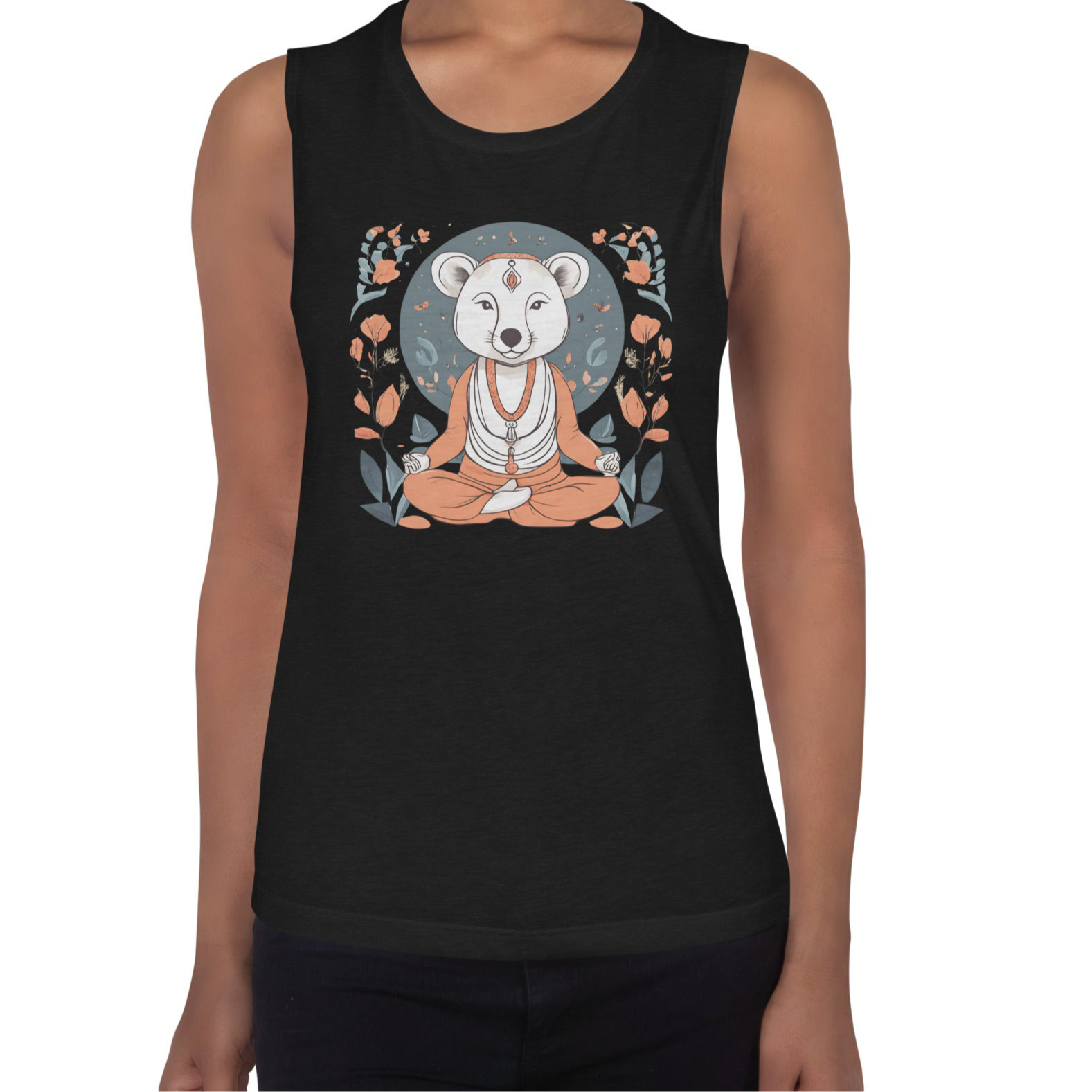 Indira Bear Ladies’ Muscle Tank