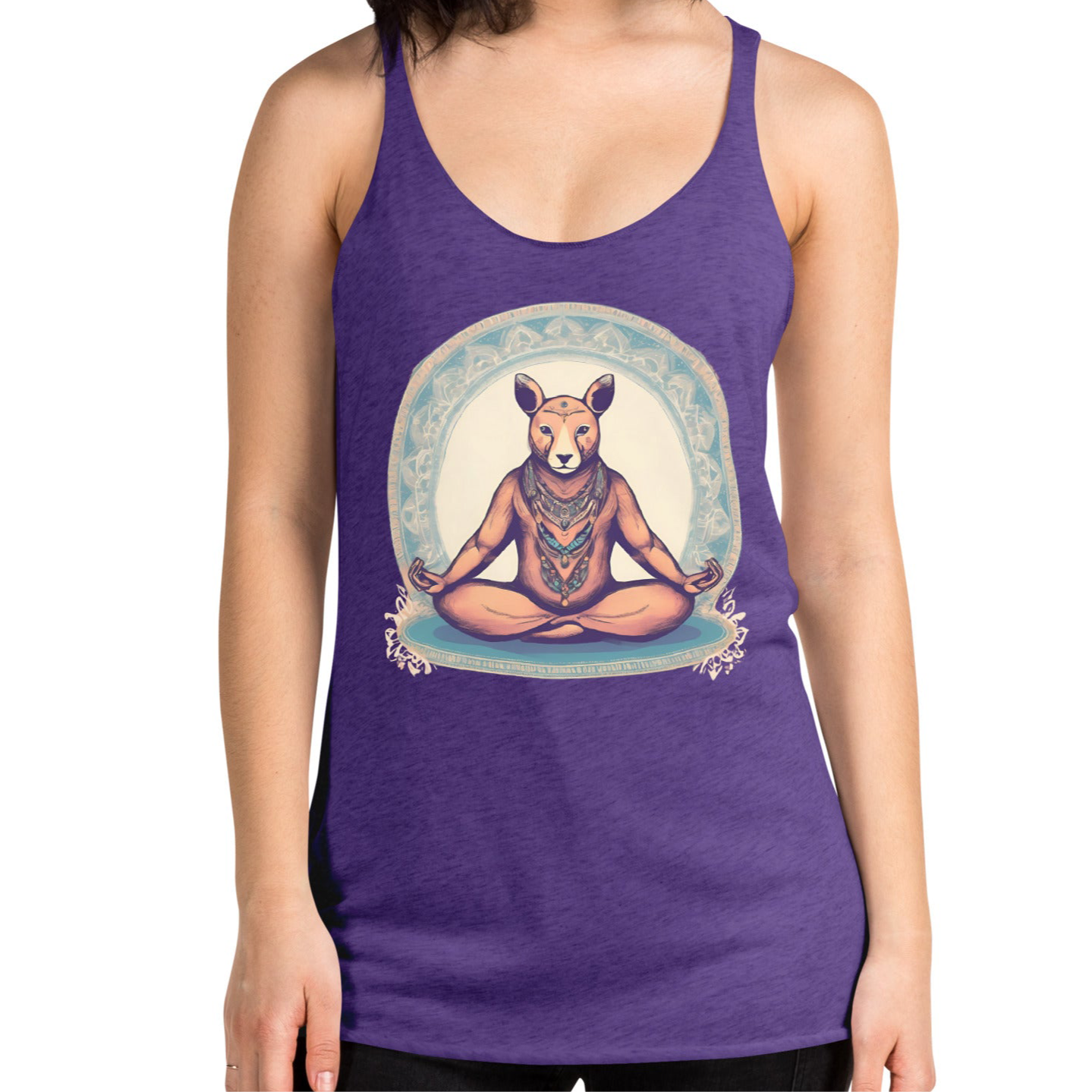Howling Zen Women's Racerback Tank Top