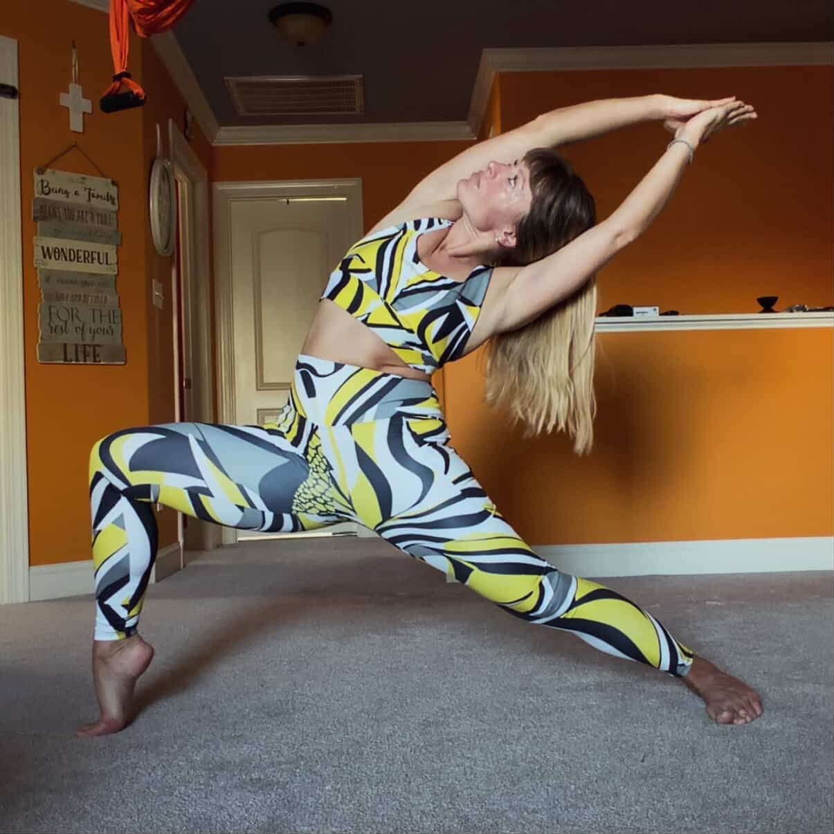 Jazzy Lemon Drop Sports Bra — Eco Compression