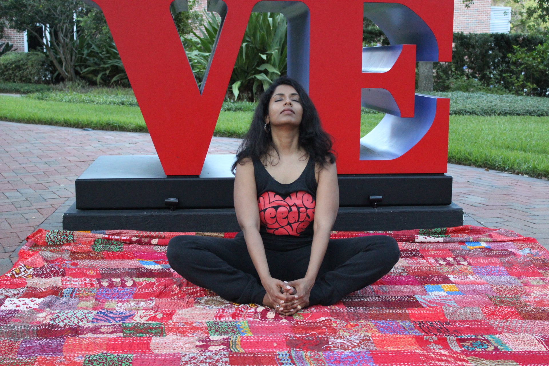All We Need is Love Women's Summer Weight Racerback Tank