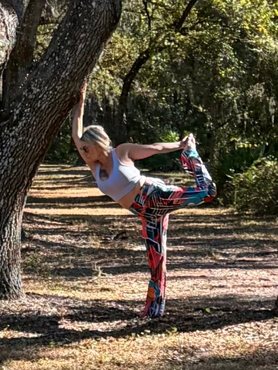 Tribal Bloom Abstract Women's Eco Flare Leggings