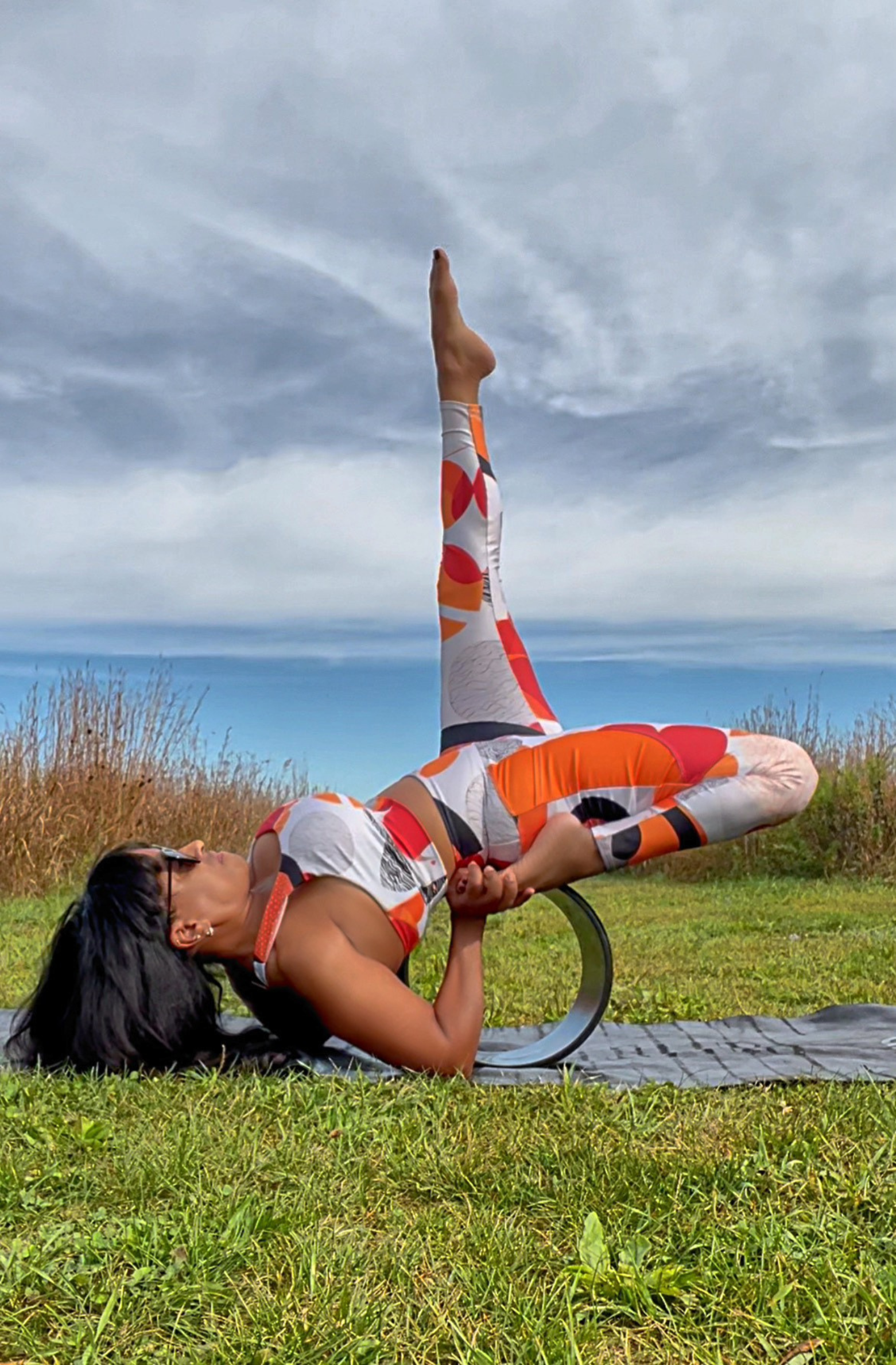 Meditation Circles High-Waist Yoga Leggings