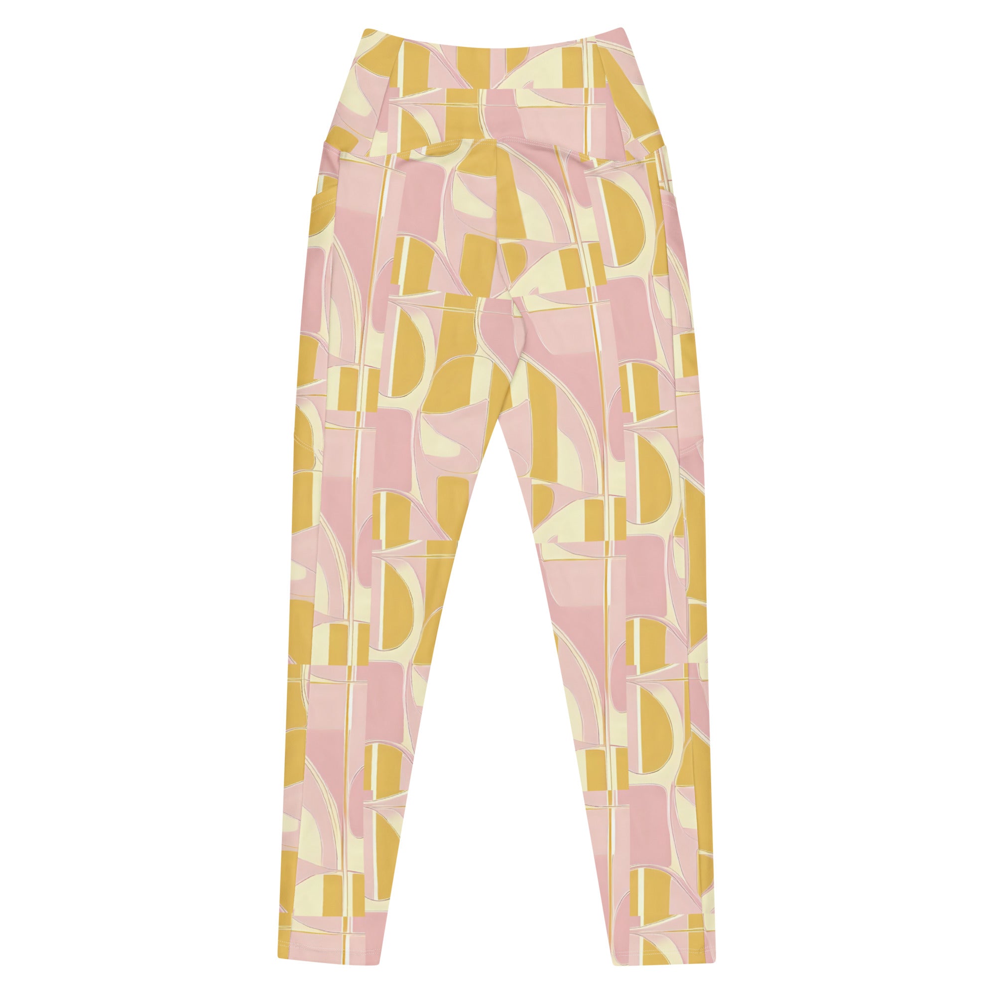 sweet sol collection geometric print legging front view