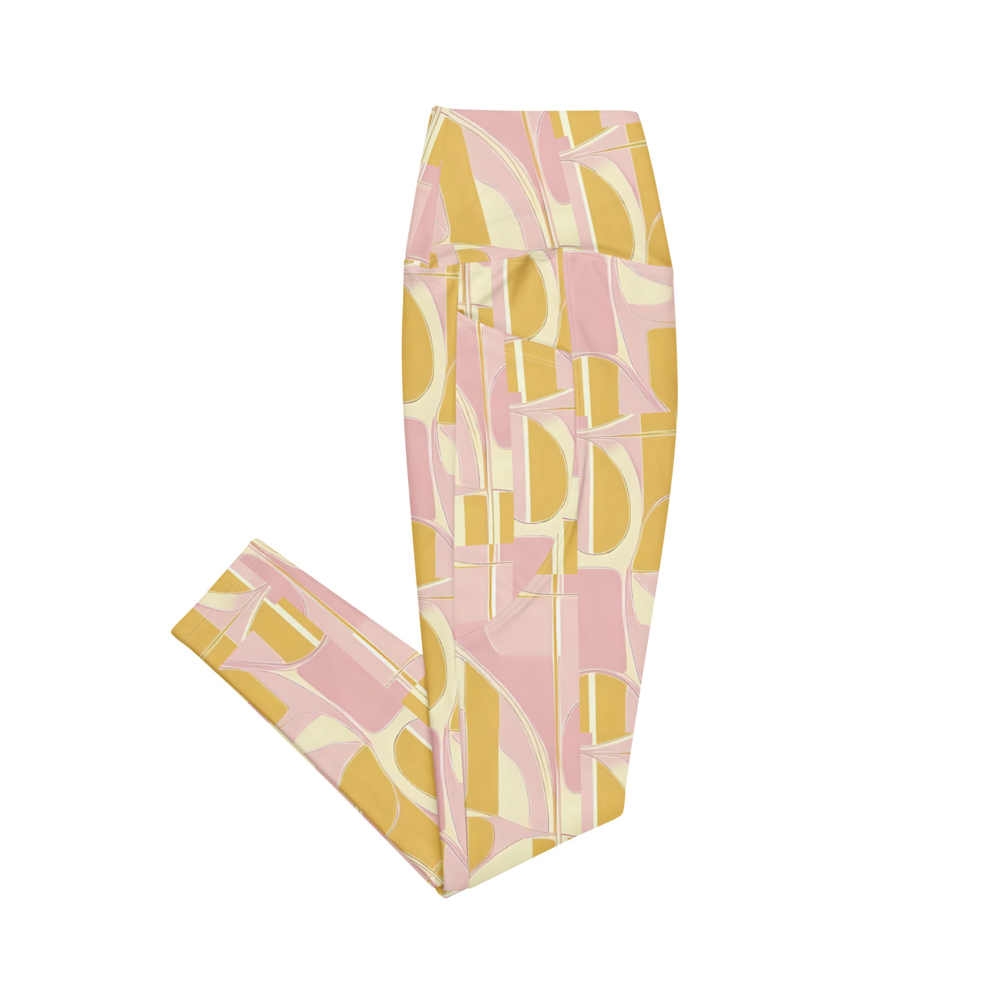 sweet sol pastel geometric print leggings