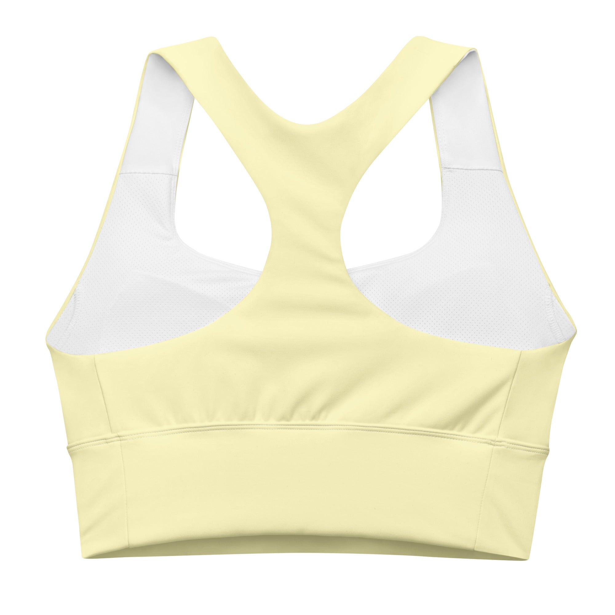 Cornflower Yellow Yoga Sports Bra
