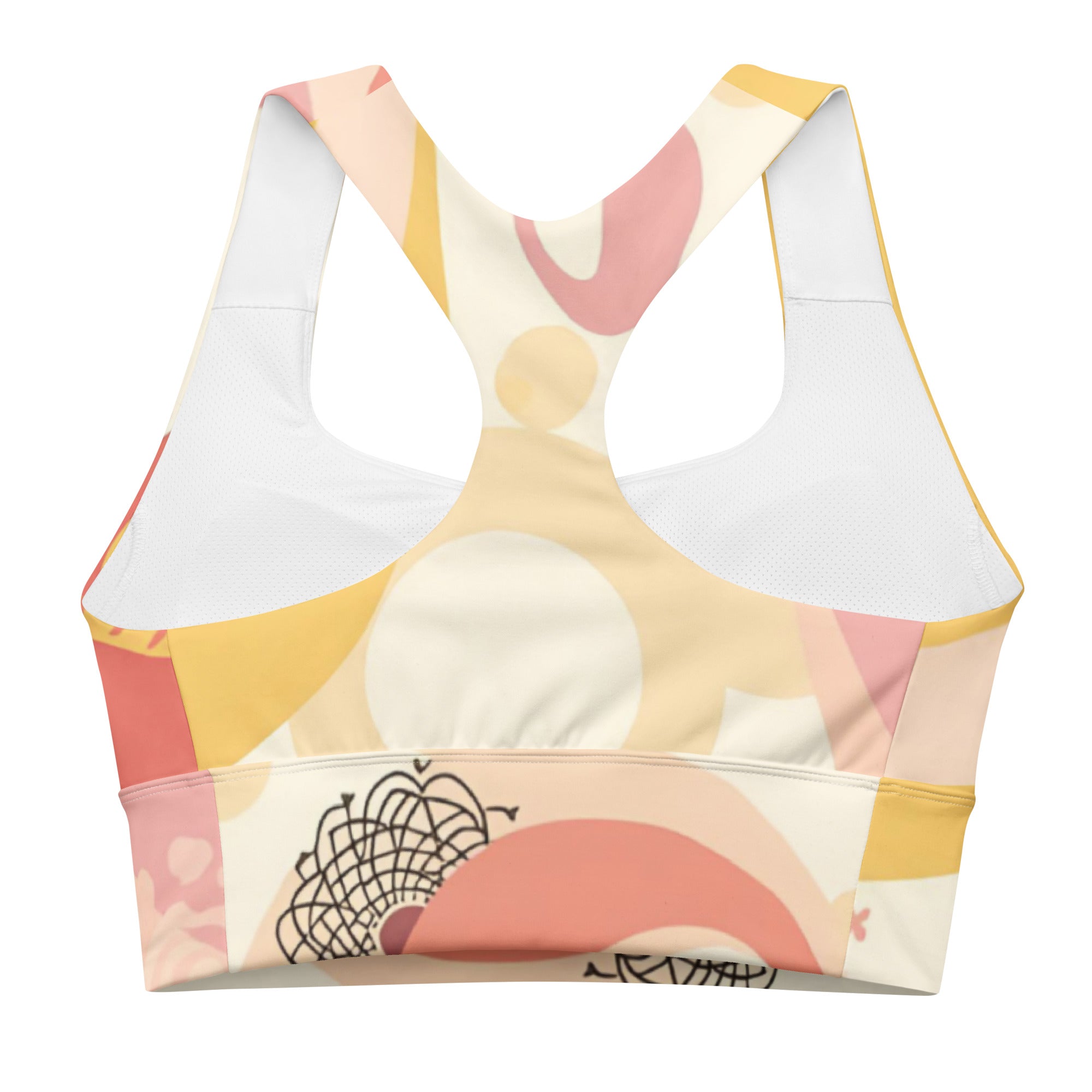 Sweet Sol Yoga Sports Bra – Bubbles & Flowers