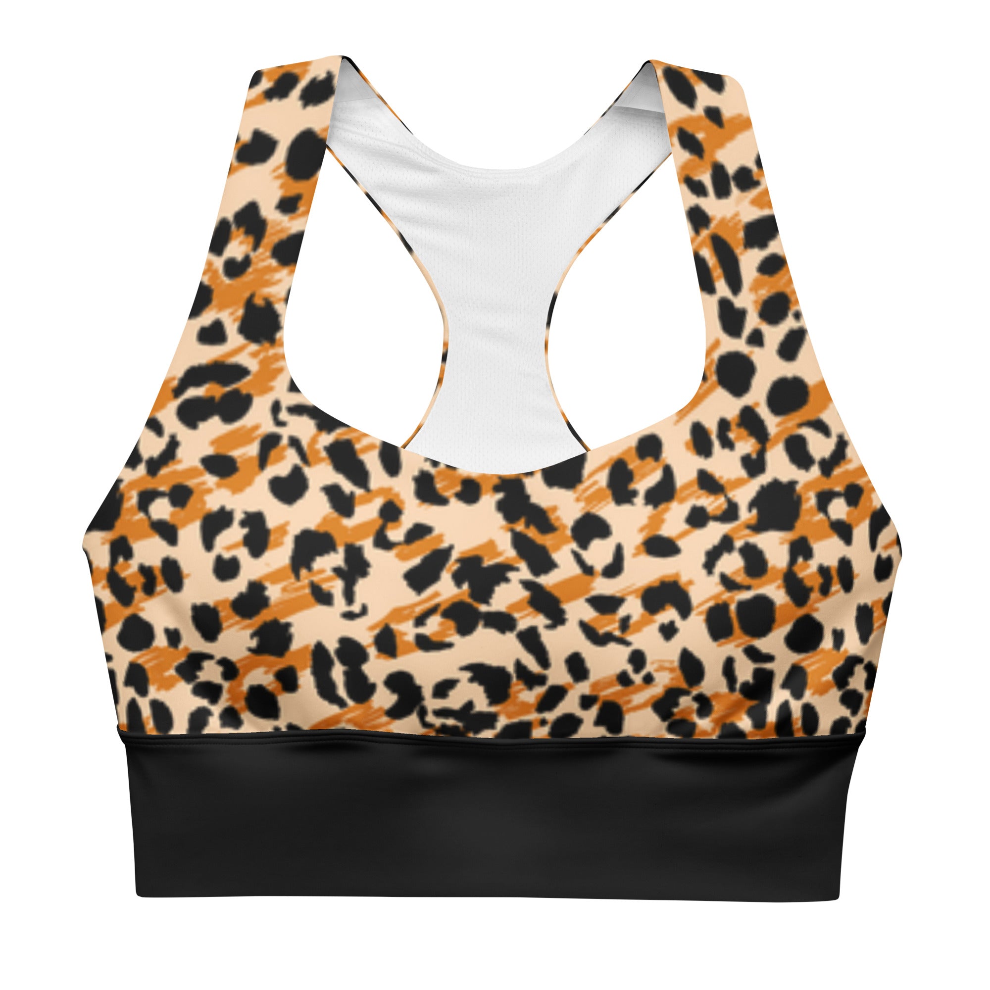Savage Cheetah Animal Print Sports Bra