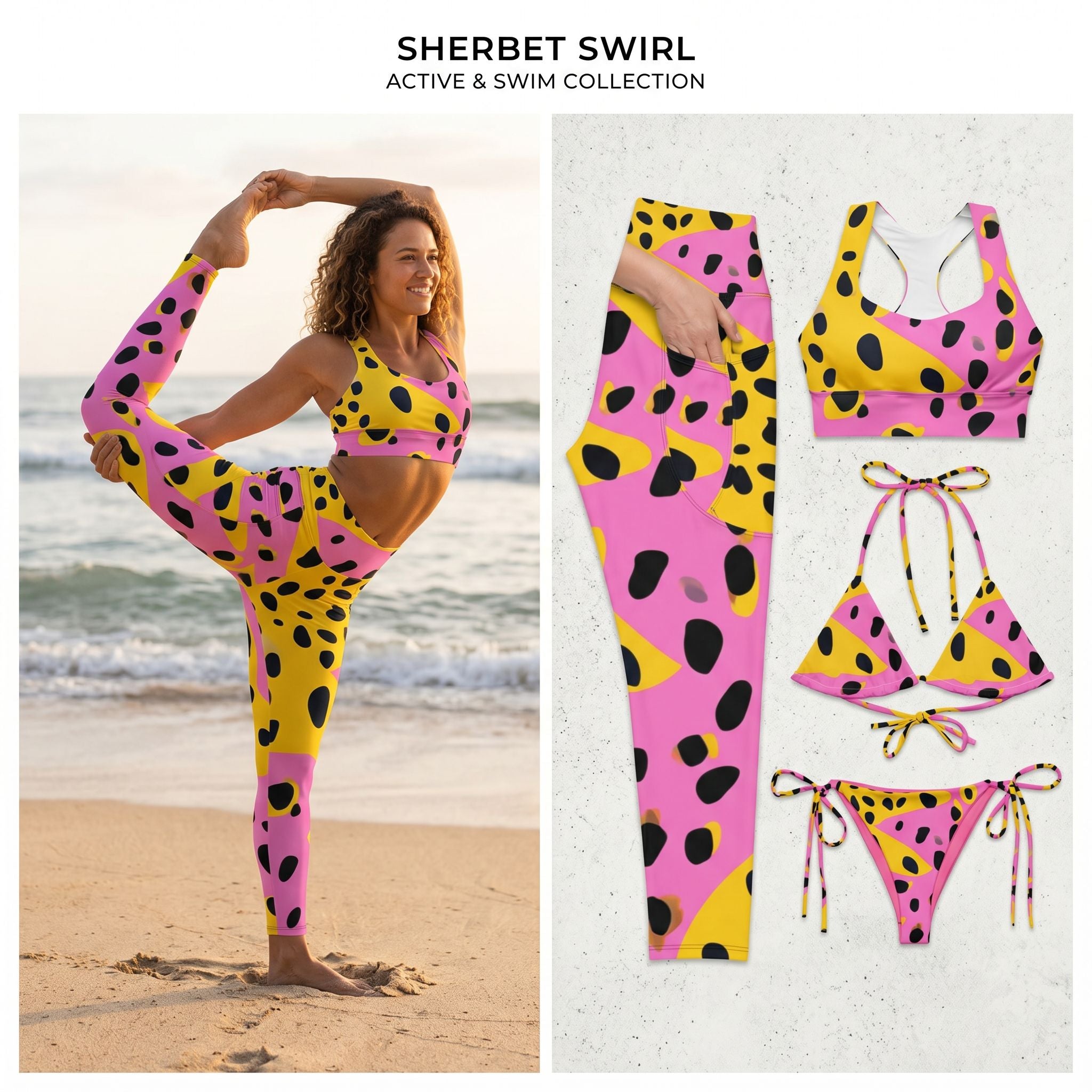 All You Need — Sherbet Swirl Animal Print Set