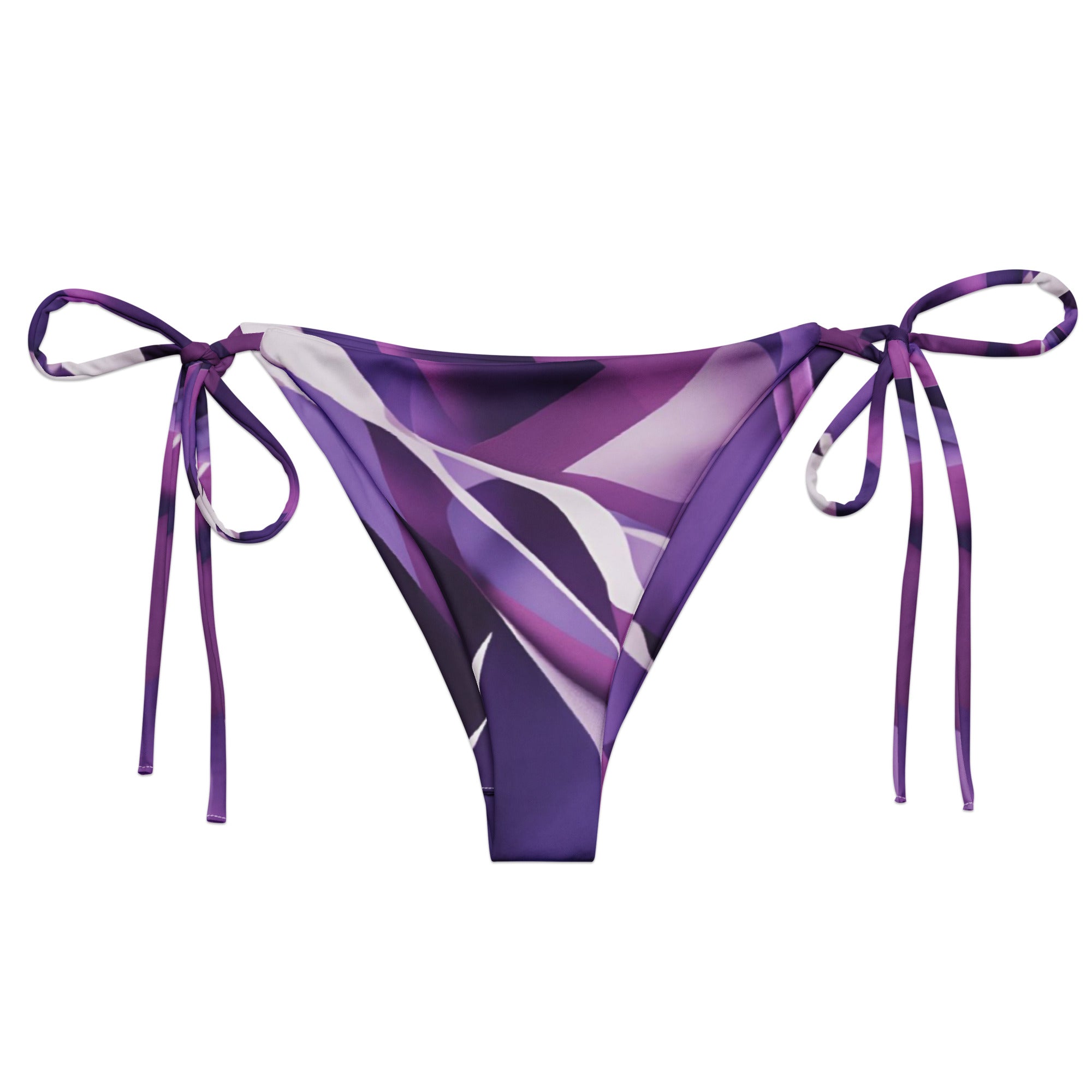 Violet Prisms recycled string bikini bottom