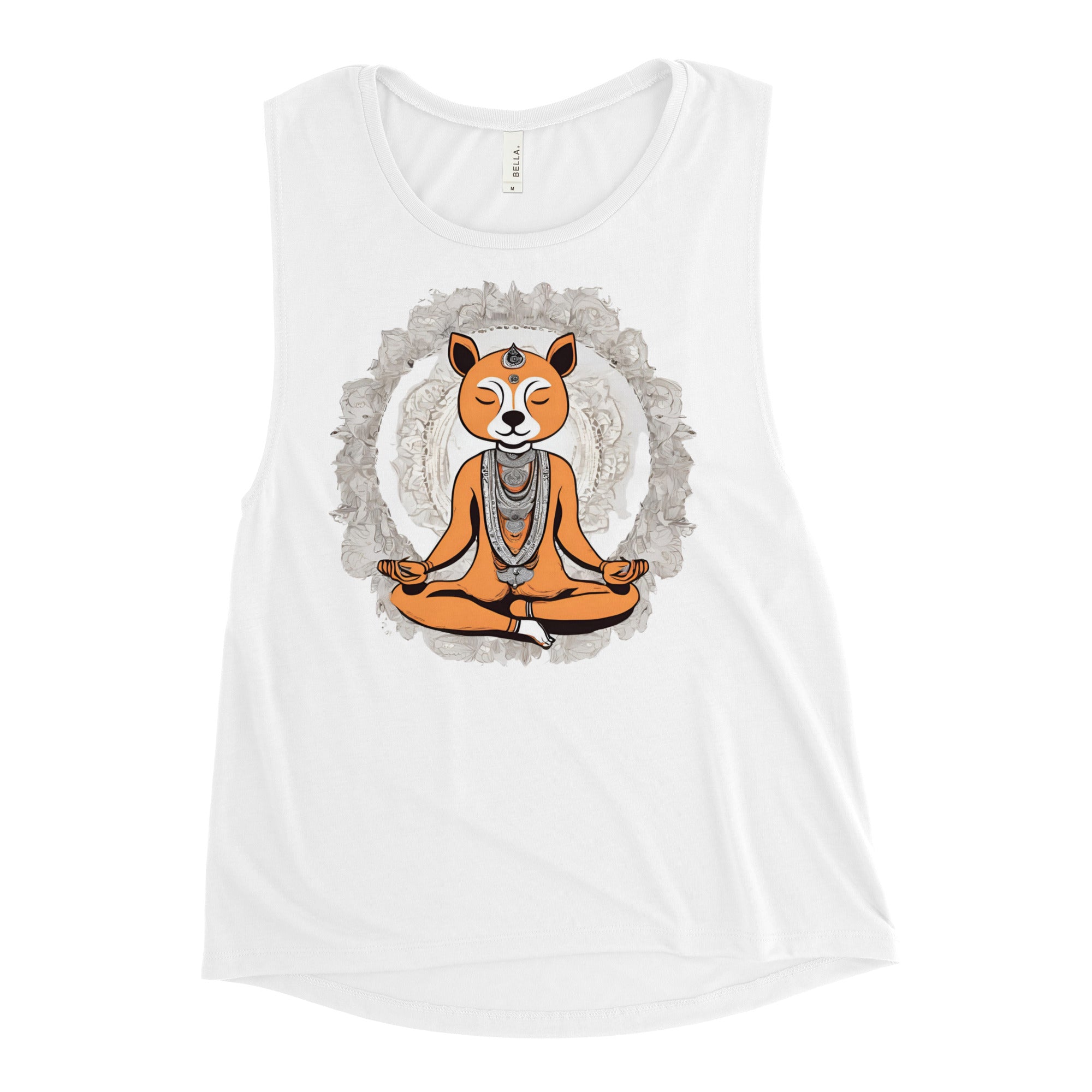 Still Fox Womens Muscle Tank Top