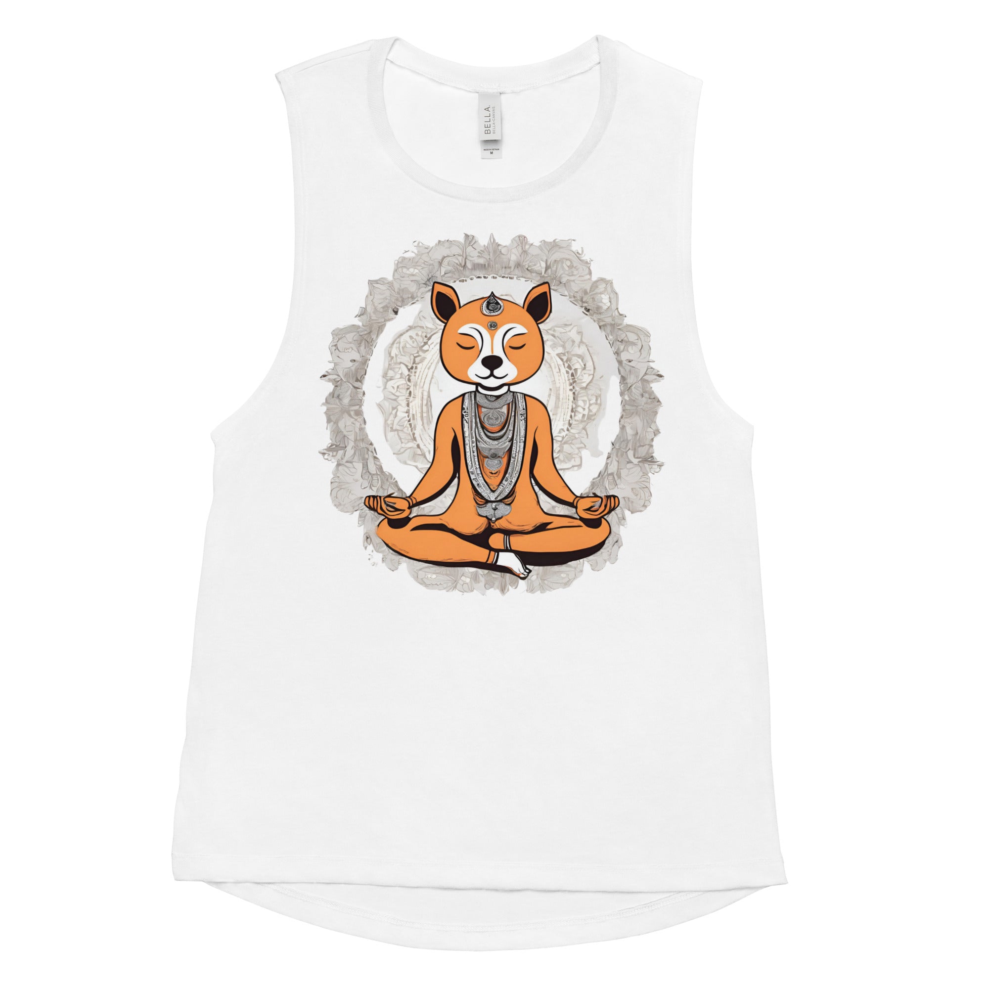 Still Fox Womens Muscle Tank Top