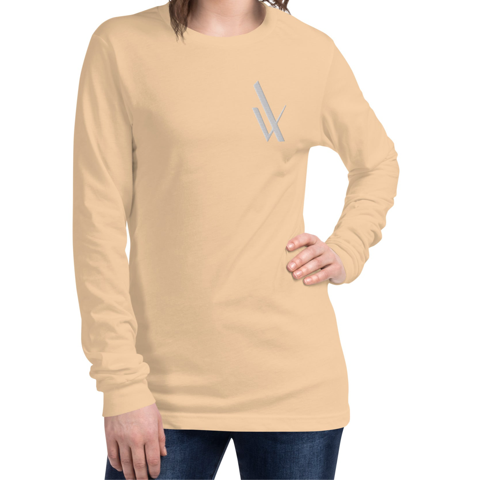 My Velveteen Habit-Casual and Versatile Long Sleeve Eco Cotton Tee