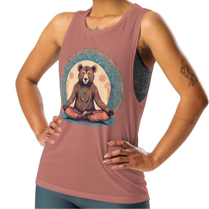 Yogi Bear-nard-Airy Women’s Muscle Tank with Deep Armholes