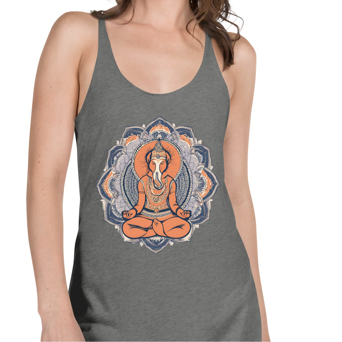 Sacred Flow-Ganesh Glow-Featherlight Racerback with a Slim Silhouette