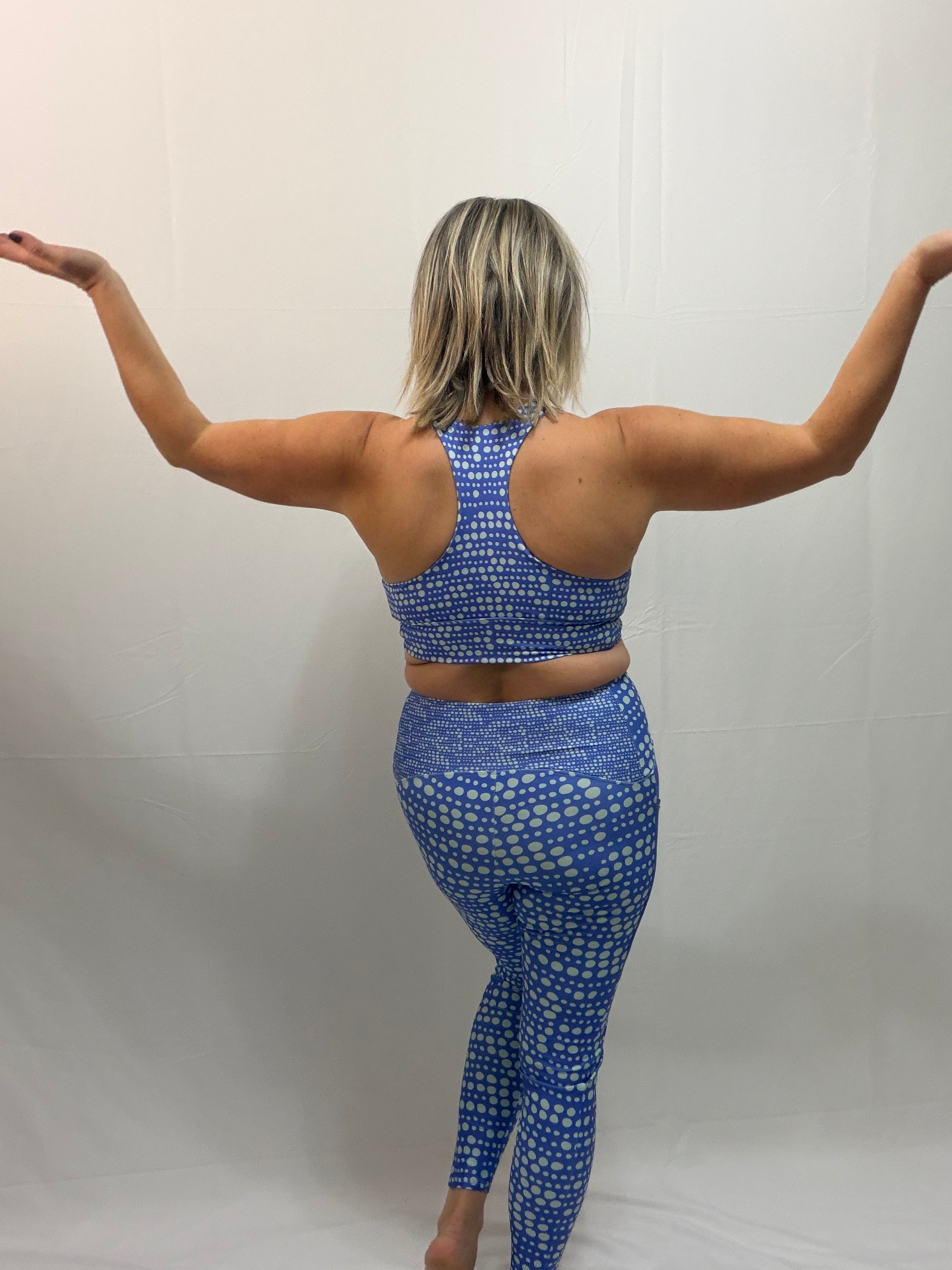 High-Impact Purple Sports Bra – Skipping Stones