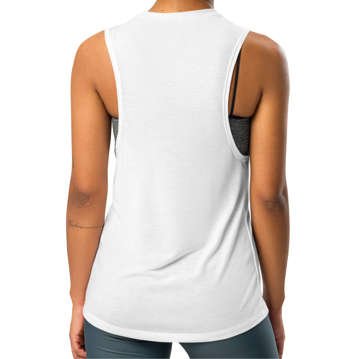 Namaste Jay-Loose Muscle Tee with Open Sides for Max Airflow