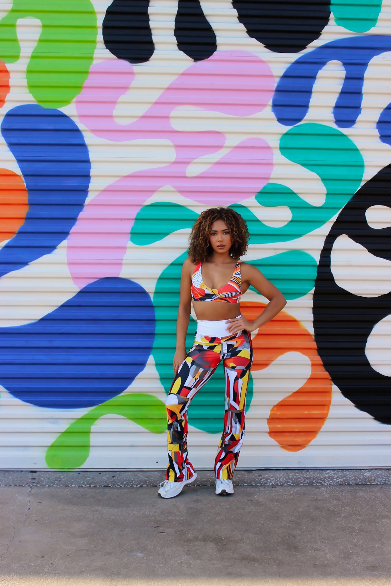 Funky Eco-Friendly Yoga Pants-Dusk Drifter Collection
