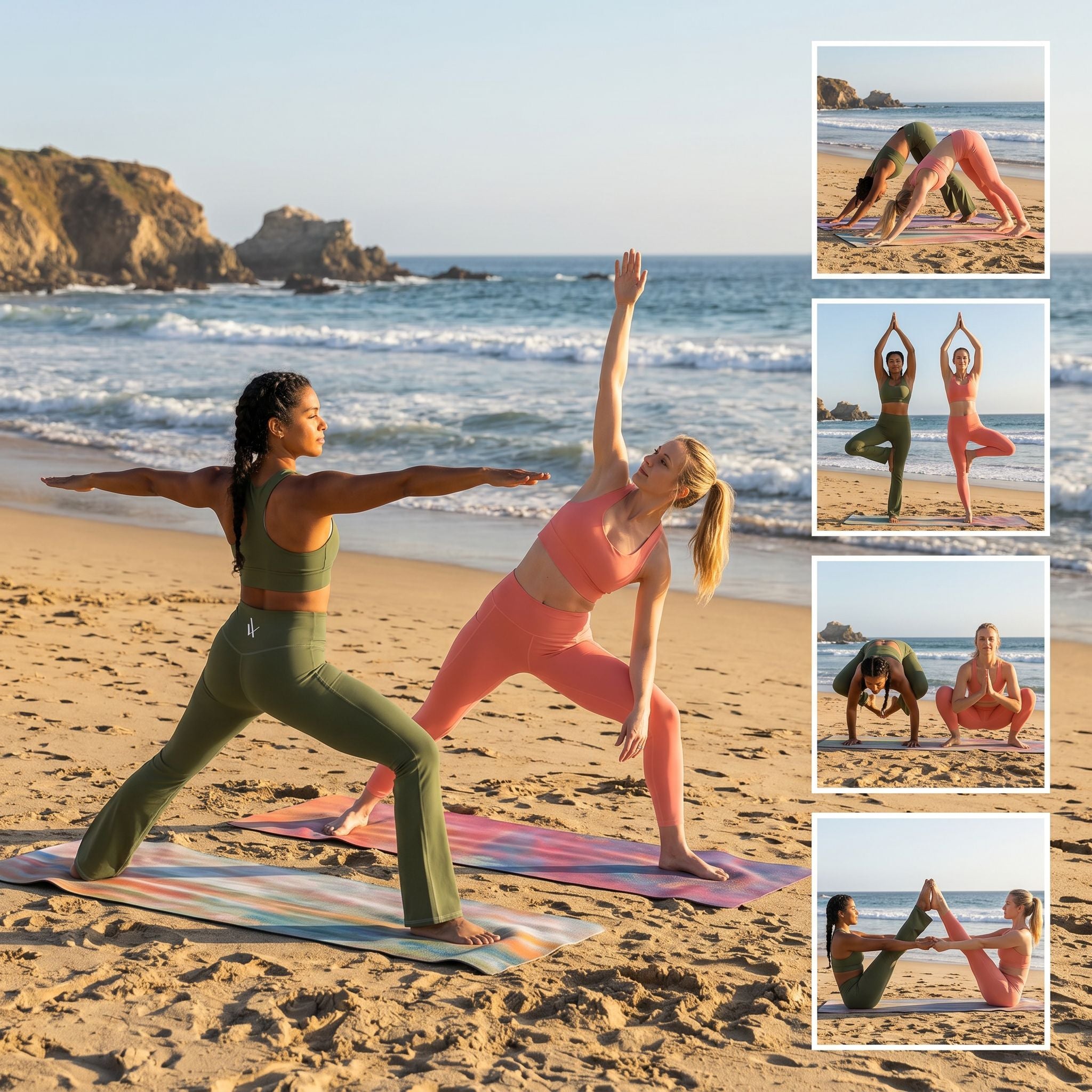 Sweet Sol Yoga Sports Bra – Melon Glow