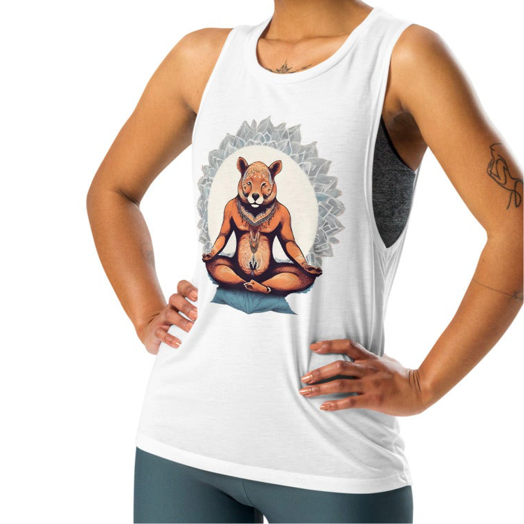 Peace Warrior King-Flowy Training Top Designed for Breathability and Movement