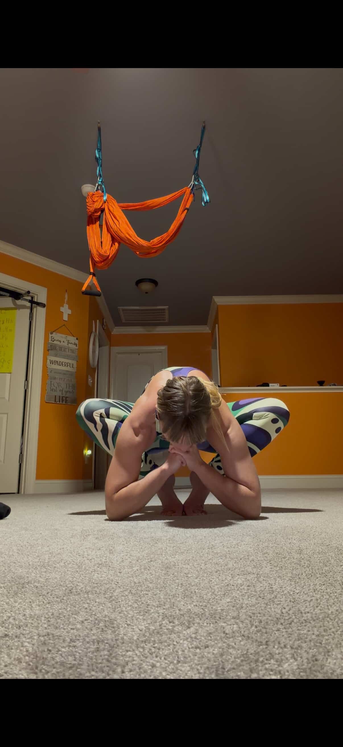 Purple Paisley Planets Abstract Women's Leggings