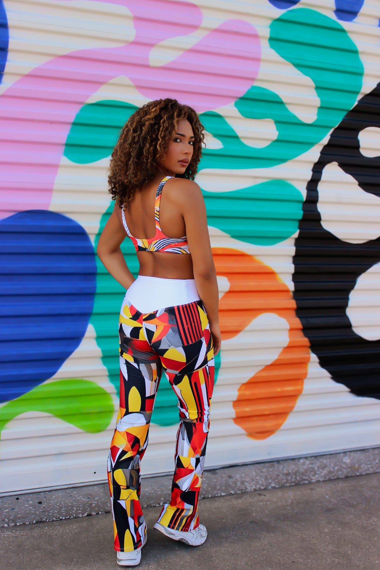 Funky Eco-Friendly Yoga Pants-Dusk Drifter Collection