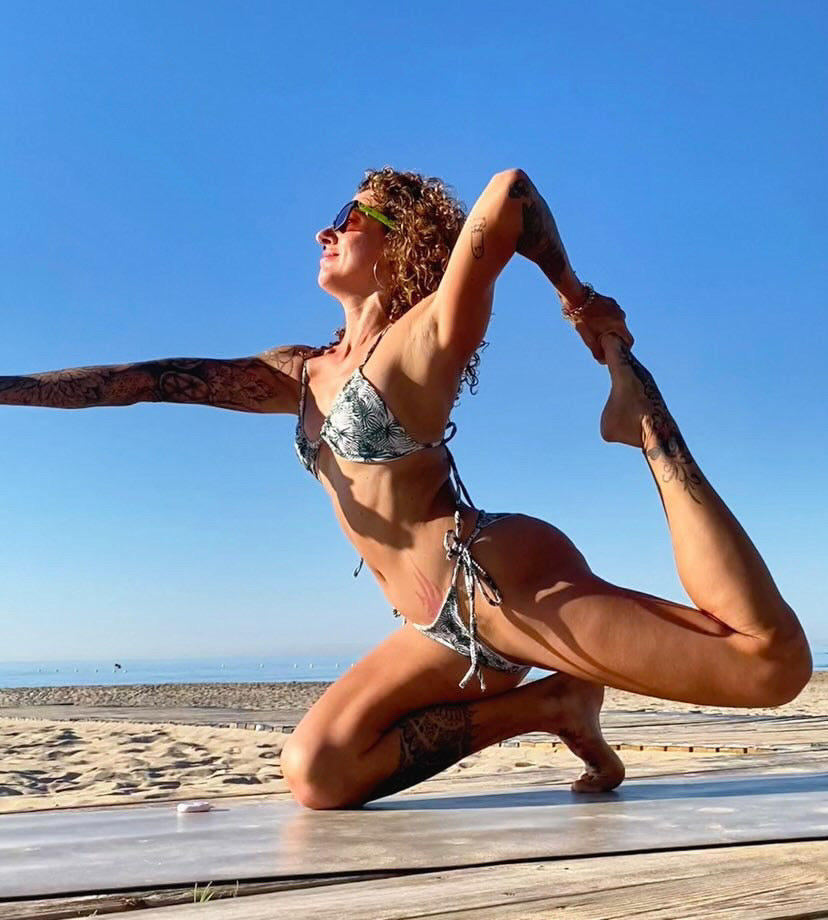 Green Island Asana String Bikini Set