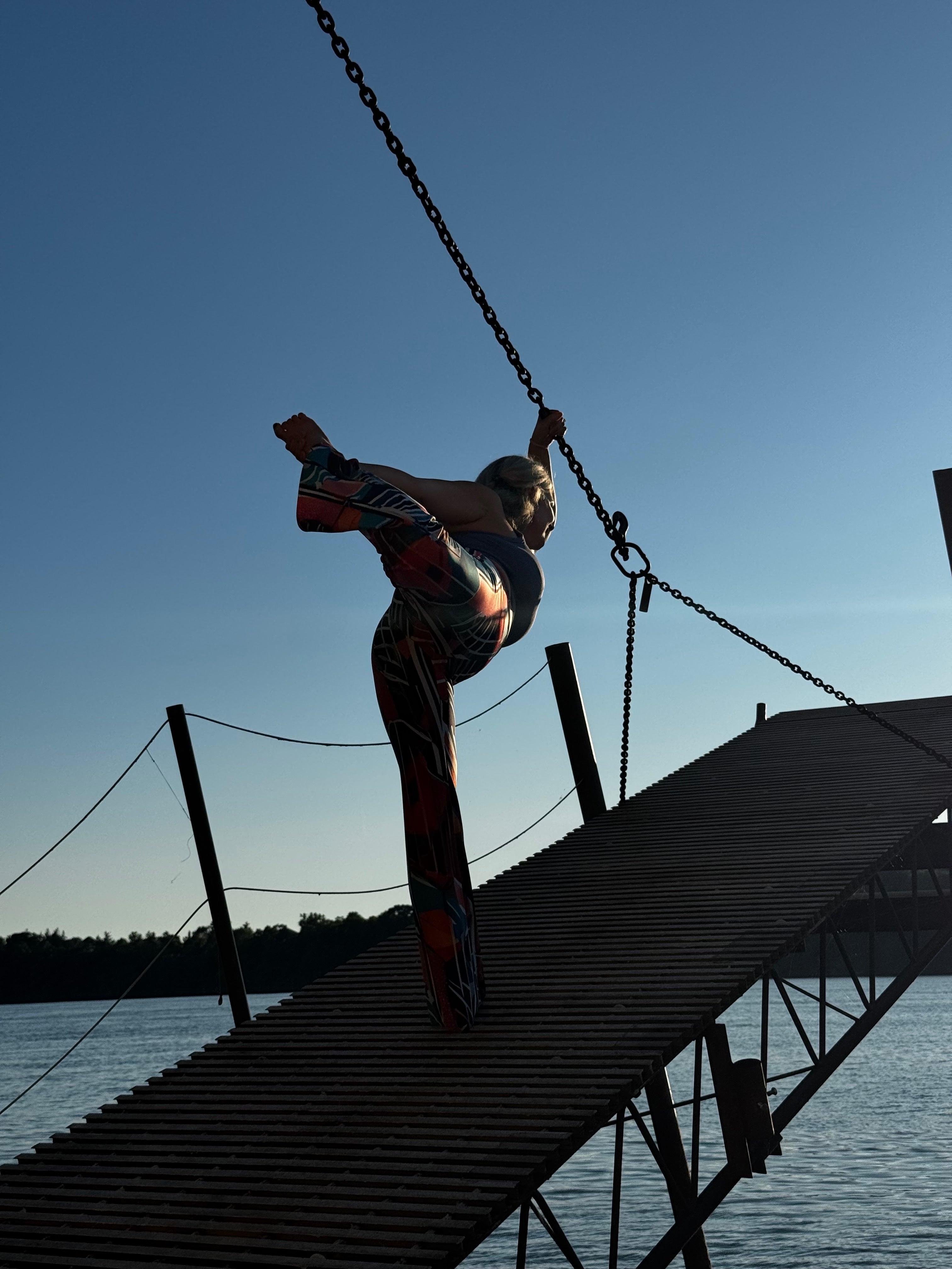 Tribal Bloom  Abstract Women's Eco Flare Leggings