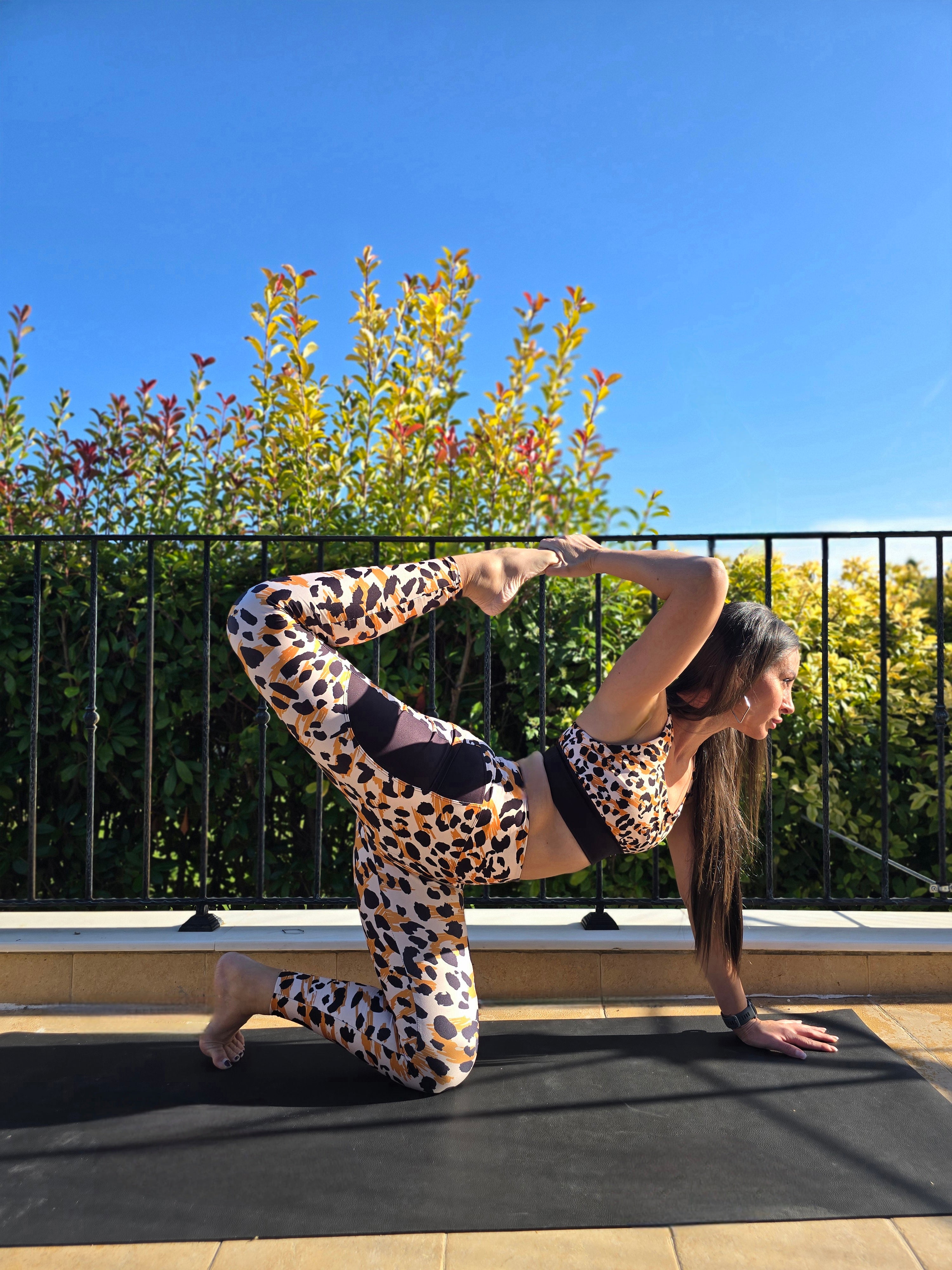 Savage Cheetah Animal Print Sports Bra