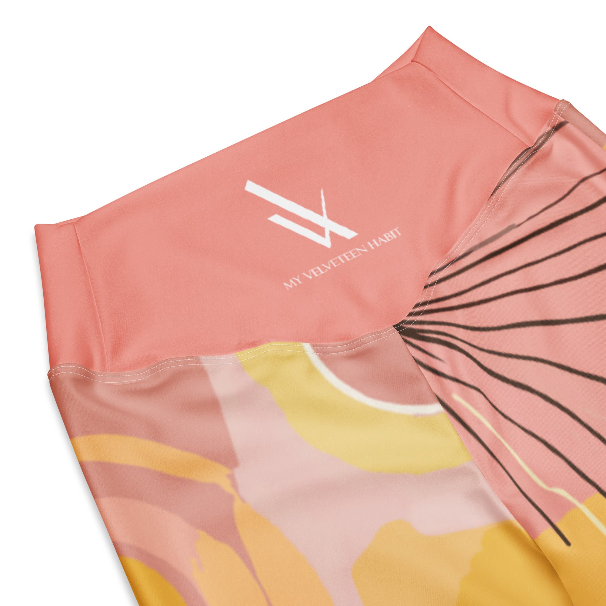 Sweet Sol Bubbles and Flowers Yoga Flare Leggings