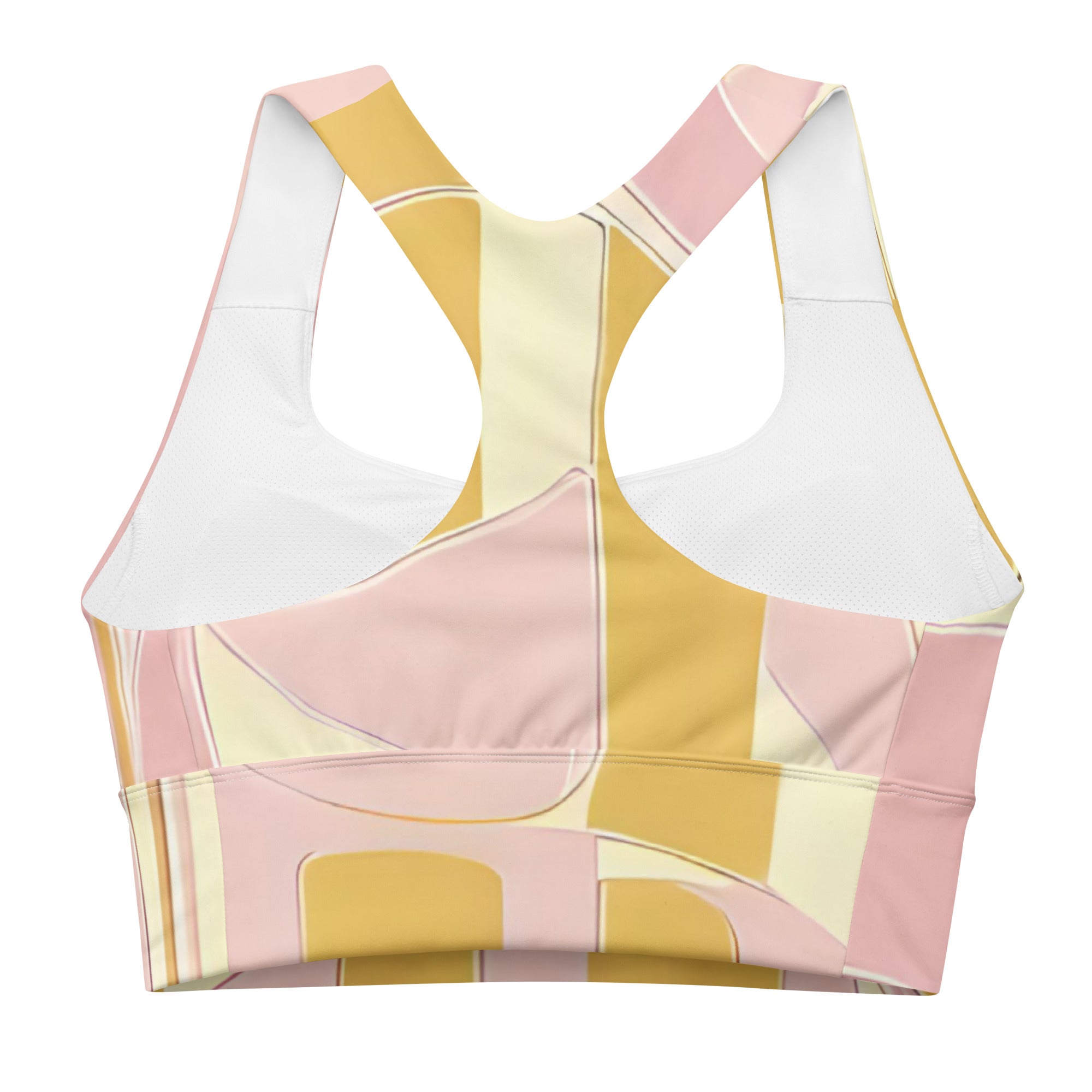 Pale Pastels Geometric Sports Bra – Sweet Sol