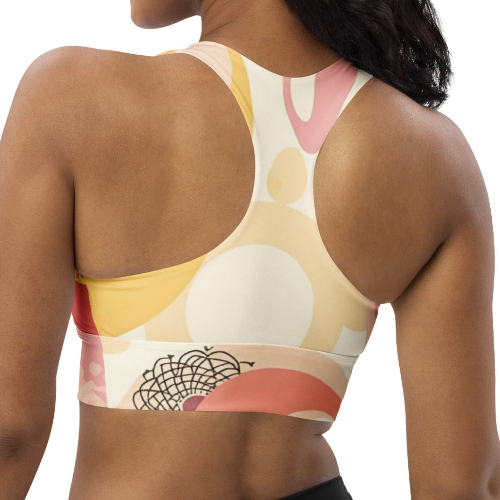 Sweet Sol Yoga Sports Bra – Bubbles & Flowers