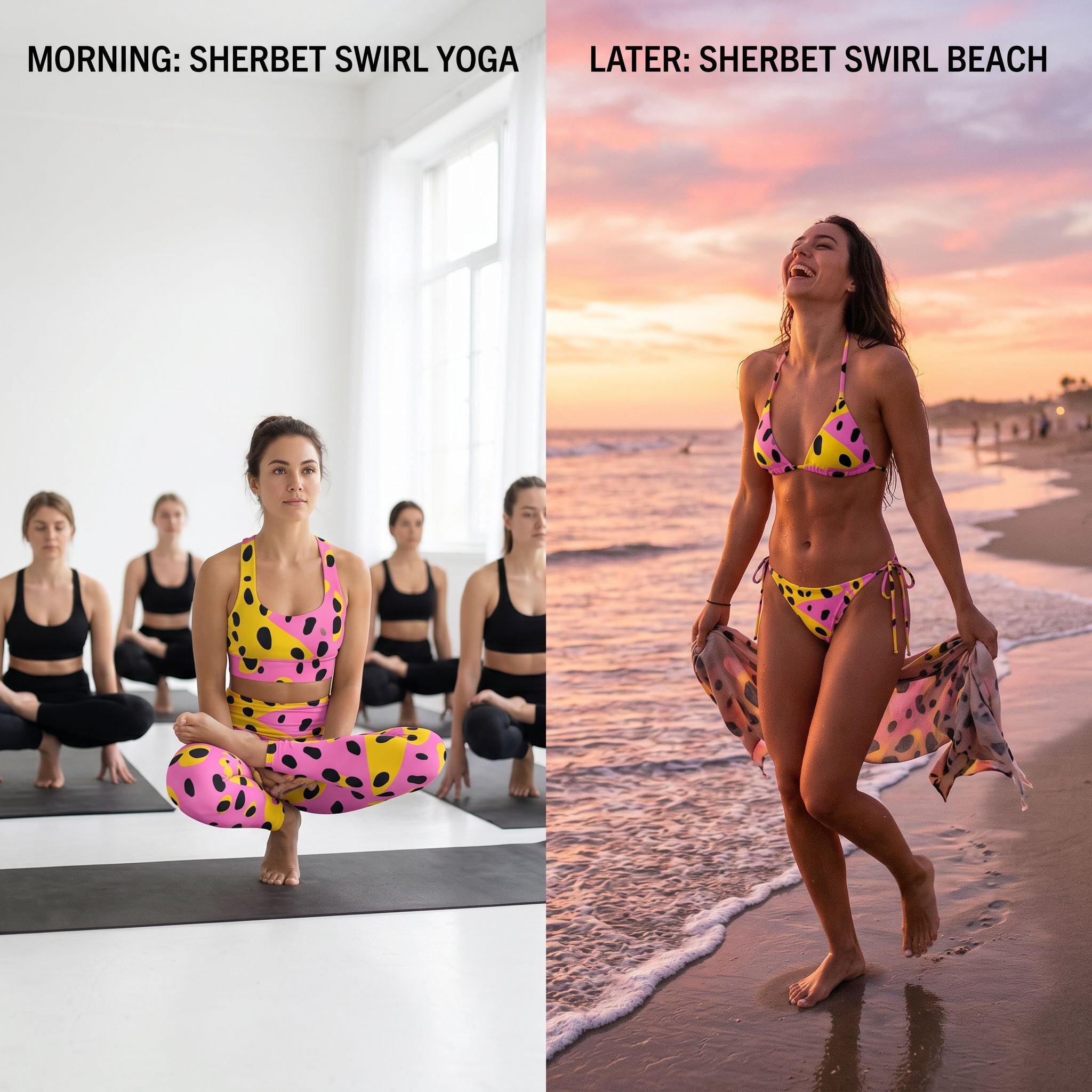 All You Need — Sherbet Swirl Animal Print Set