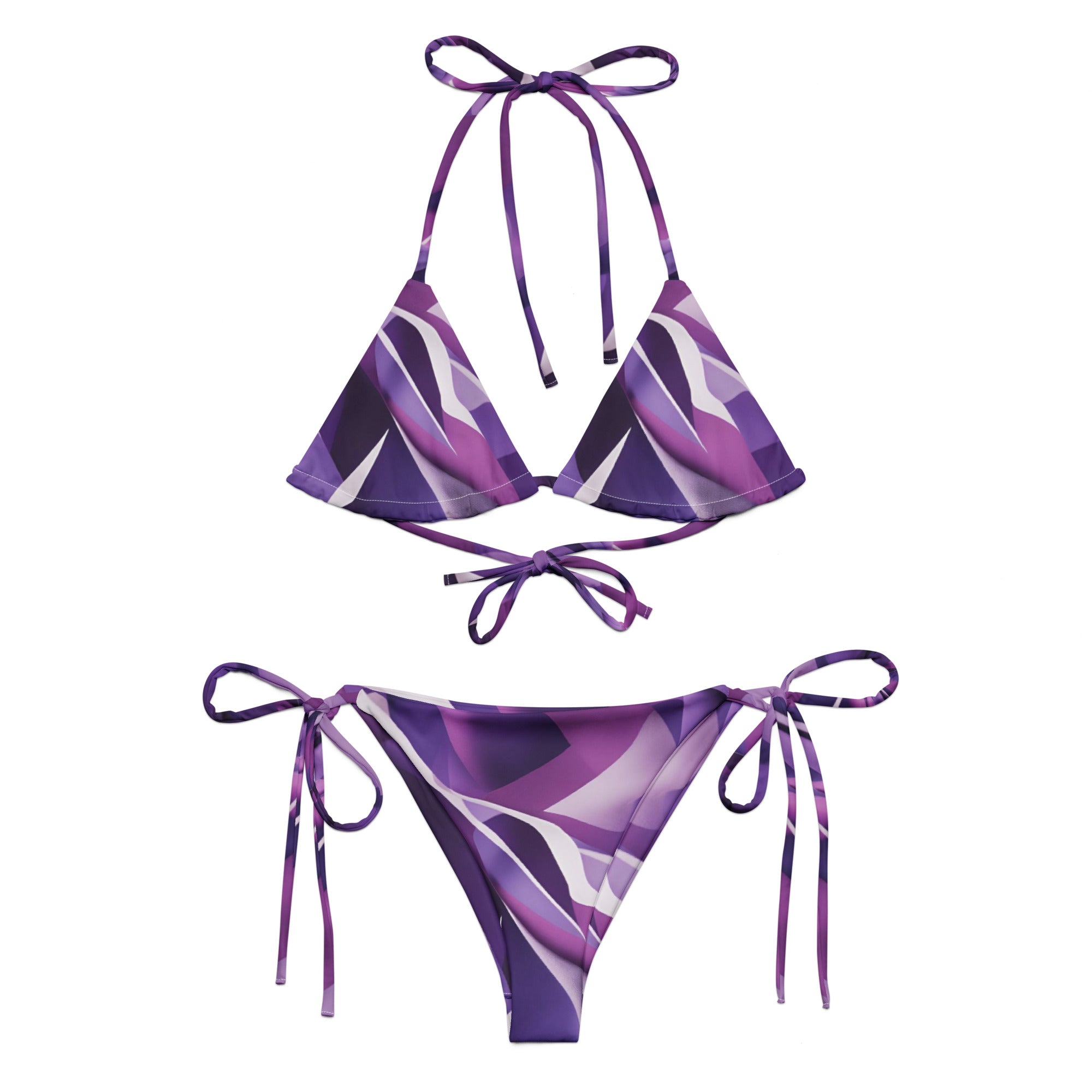 	Violet Prisms recycled string bikini set